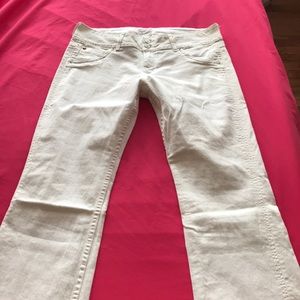 Hudson Signature Bootcut White Jeans Size 31 NWOT